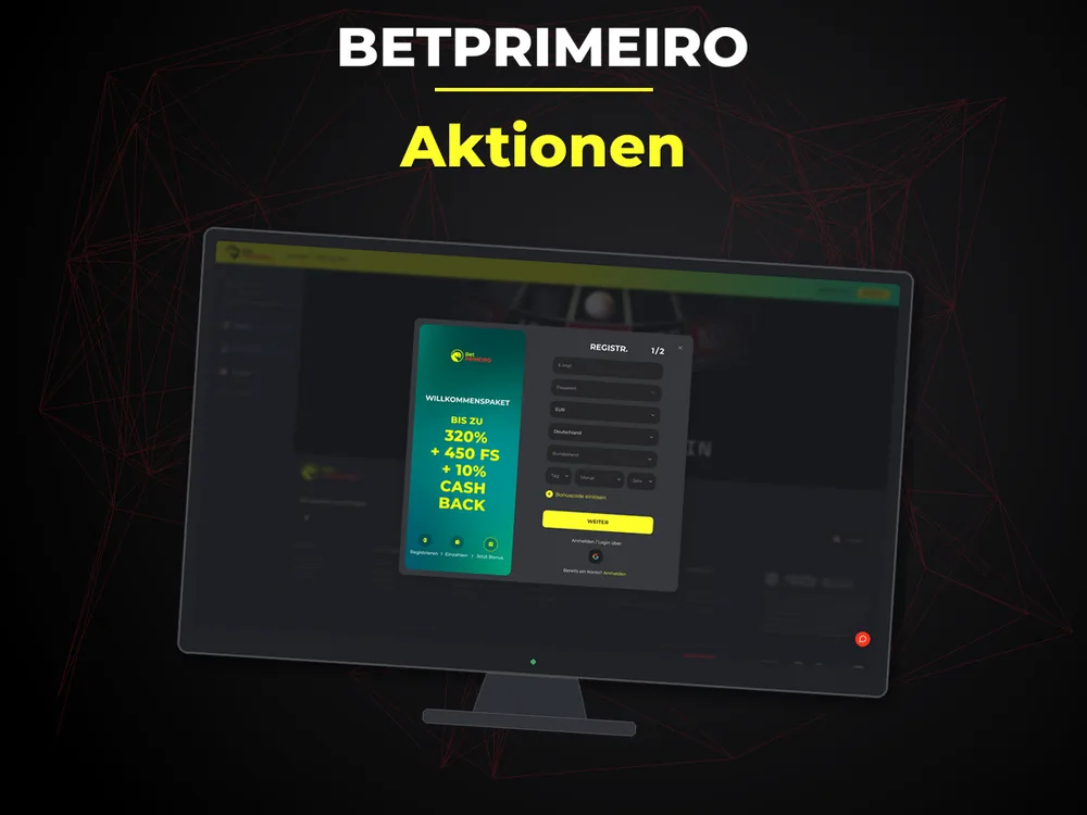 Betprimeiro - Aktionen